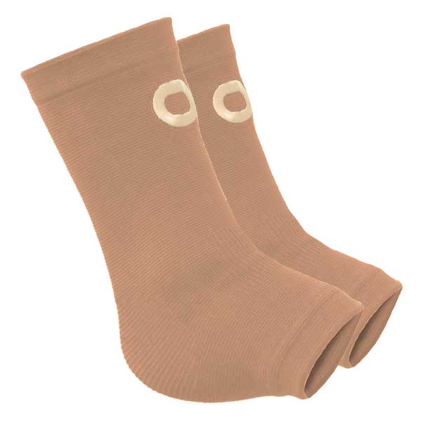 Calf Compression Sleeve (Pair) - Beige - Crucial Compression