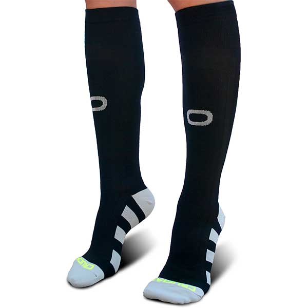 1Pack Black Compression Socks, Compression Running Socks