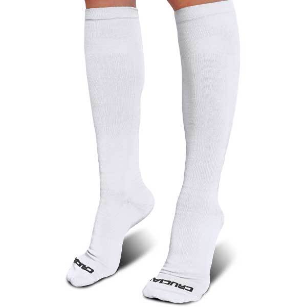 Lululemon MicroPillow Compression Run Sock Knee High - White - lulu fanatics