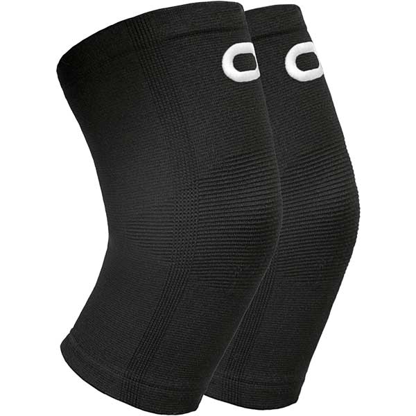 Knee Compression Sleeve (Pair) - Black/White