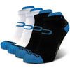 Ankle Compression Socks (2 Pairs) - Blue - Crucial Compression