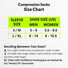 Compression Socks - Black/Gray - Crucial Compression