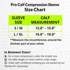 Calf Compression Sleeve (Pair) - Black - Crucial Compression